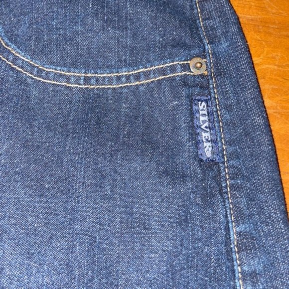 Silver Jeans Denim Short Micro Mini Skirt Size 30 - Picture 5 of 10